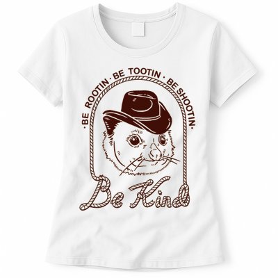 Rootin Tootin Cowboy Advice | Poss Possum Opossum Womens T-Shirt