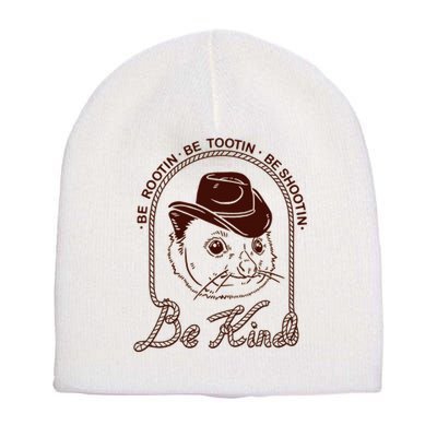 Rootin Tootin Cowboy Advice | Poss Possum Opossum Short Acrylic Beanie