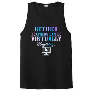 Retired Teachers Can Do Virtually Anything Back To School Gift PosiCharge Competitor Tank