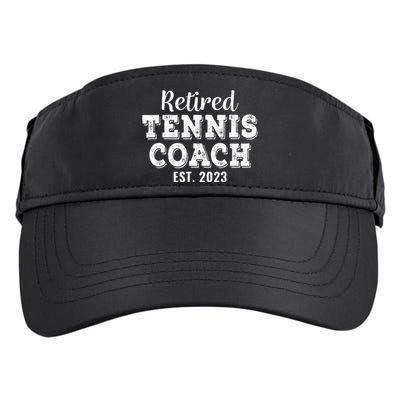 Retired Tennis Coach Gift Retirement Adult Drive Performance Visor