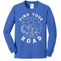 Road Trip & Camping Kids Long Sleeve Shirt