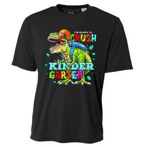 Ready To Crush Kindergarten Dinosaur Back to School Cooling Performance Crew T-Shirt