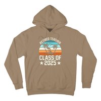 Retired Teacher Class Of 2025 Vintage School Retirement Hoodie