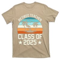 Retired Teacher Class Of 2025 Vintage School Retirement T-Shirt