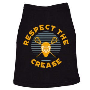 Respect The Crease Lacrosse Goalie Doggie Tank