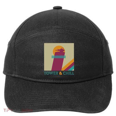Retro Tower & Chill Gamer Titan Hunter Warlock 7-Panel Snapback Hat