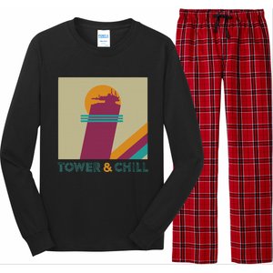 Retro Tower & Chill Gamer Titan Hunter Warlock Long Sleeve Pajama Set