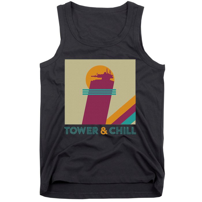 Retro Tower & Chill Gamer Titan Hunter Warlock Tank Top