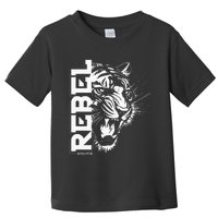 Rebel Tiger Cool Trendy Animal Toddler T-Shirt