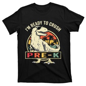 Ready To Crush PreK T Rex Dinosaur Back to School Gift T-Shirt