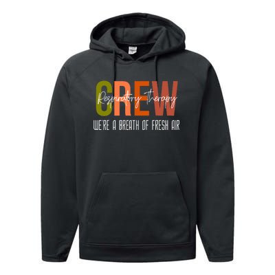 Respiratory Therapist Crew Pulmonary Performance Fleece Hoodie