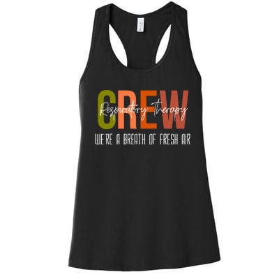 Respiratory Therapist Crew Pulmonary Women's Racerback Tank