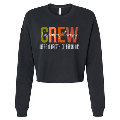 Respiratory Therapist Crew Pulmonary Cropped Pullover Crew