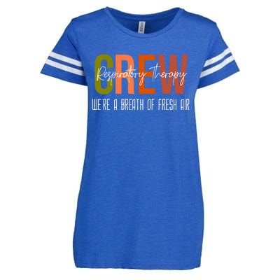 Respiratory Therapist Crew Pulmonary Enza Ladies Jersey Football T-Shirt