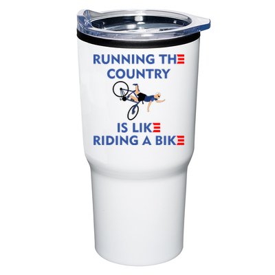 Running The Country Is Like Riding A Bike Biden Falling Meme Tumbler