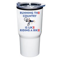 Running The Country Is Like Riding A Bike Biden Falling Meme Tumbler