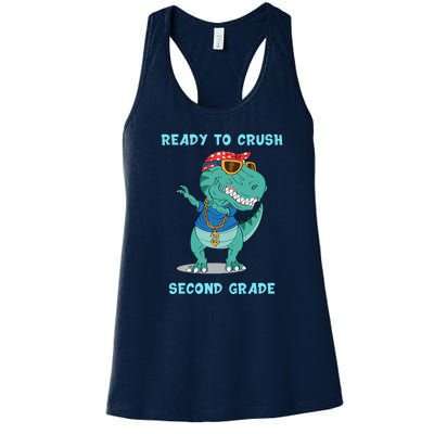 Ready To Crush Second Grade Back To School Women's Racerback Tank