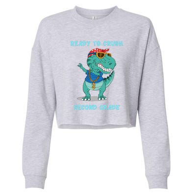 Ready To Crush Second Grade Back To School Cropped Pullover Crew