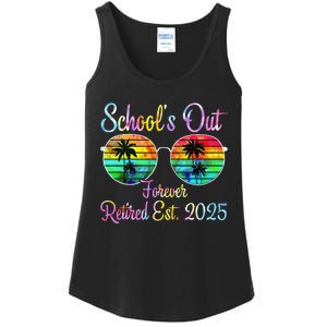 Retired Teacher Class Of 2025 Retirement School Gift Ladies Essential Tank