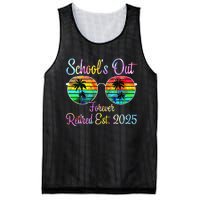 Retired Teacher Class Of 2025 Retirement School Gift Mesh Reversible Basketball Jersey Tank