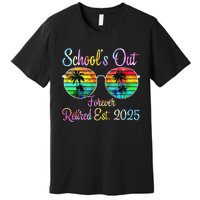 Retired Teacher Class Of 2025 Retirement School Gift Premium T-Shirt