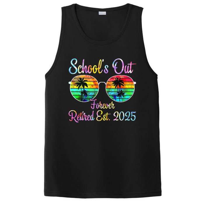 Retired Teacher Class Of 2025 Retirement School Gift PosiCharge Competitor Tank