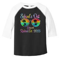 Retired Teacher Class Of 2025 Retirement School Gift Toddler Fine Jersey T-Shirt