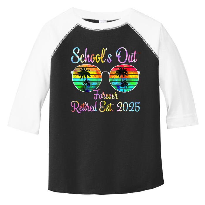 Retired Teacher Class Of 2025 Retirement School Gift Toddler Fine Jersey T-Shirt