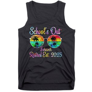 Retired Teacher Class Of 2025 Retirement School Gift Tank Top