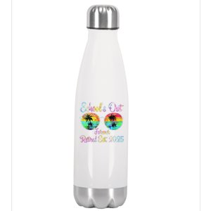 Retired Teacher Class Of 2025 Retirement School Gift Stainless Steel Insulated Water Bottle