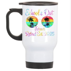 Retired Teacher Class Of 2025 Retirement School Gift Stainless Steel Travel Mug