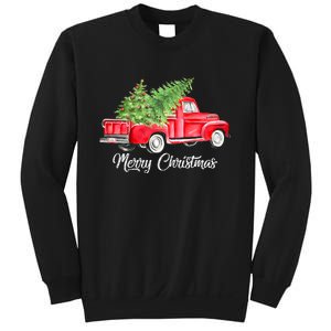 Red Truck Christmas Funny Merry Christmas Yall Women Gifts Sweatshirt