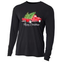 Red Truck Christmas Funny Merry Christmas Yall Women Gifts Cooling Performance Long Sleeve Crew