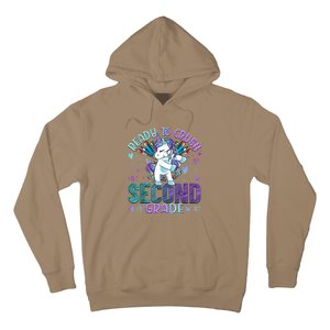 Ready To Crush Second 2nd Grade Back To School Unicorn Kids Hoodie