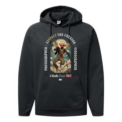 Respect The Creators. Shooters Performance Fleece Hoodie