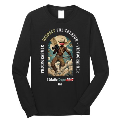 Respect The Creators. Shooters Long Sleeve Shirt