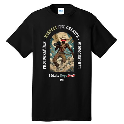 Respect The Creators. Shooters Tall T-Shirt