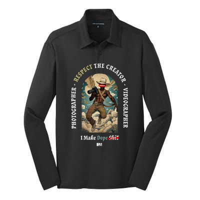 Respect The Creators. Shooters Silk Touch Performance Long Sleeve Polo