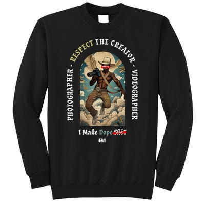 Respect The Creators. Shooters Tall Sweatshirt