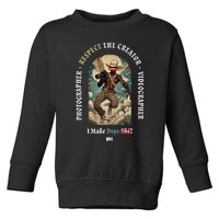 Respect The Creators. Shooters Toddler Sweatshirt