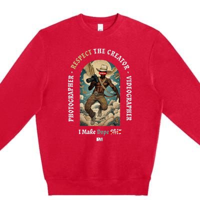 Respect The Creators. Shooters Premium Crewneck Sweatshirt