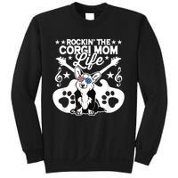 Rockin The Corgi Dad Life Dog Lover Guitar Musician Copy Sweatshirt