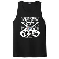 Rockin The Corgi Dad Life Dog Lover Guitar Musician Copy PosiCharge Competitor Tank