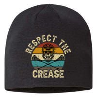 Respect The Crease Lacrosse Goalie Woman Men Sustainable Beanie