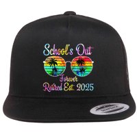 Retired Teacher Class Of 2025 Retirement School Flat Bill Trucker Hat