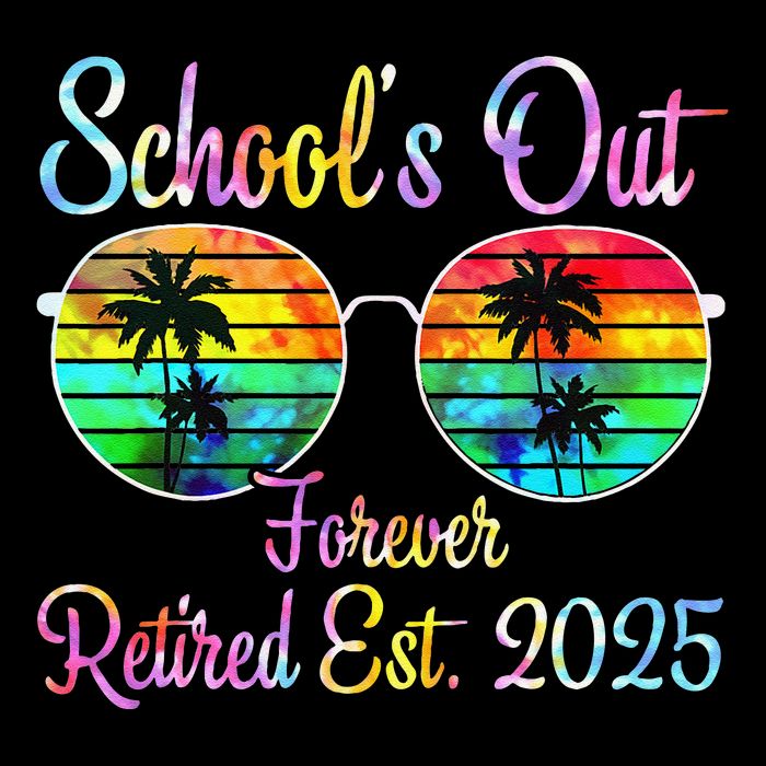 Retired Teacher Class Of 2025 Retirement School Poster