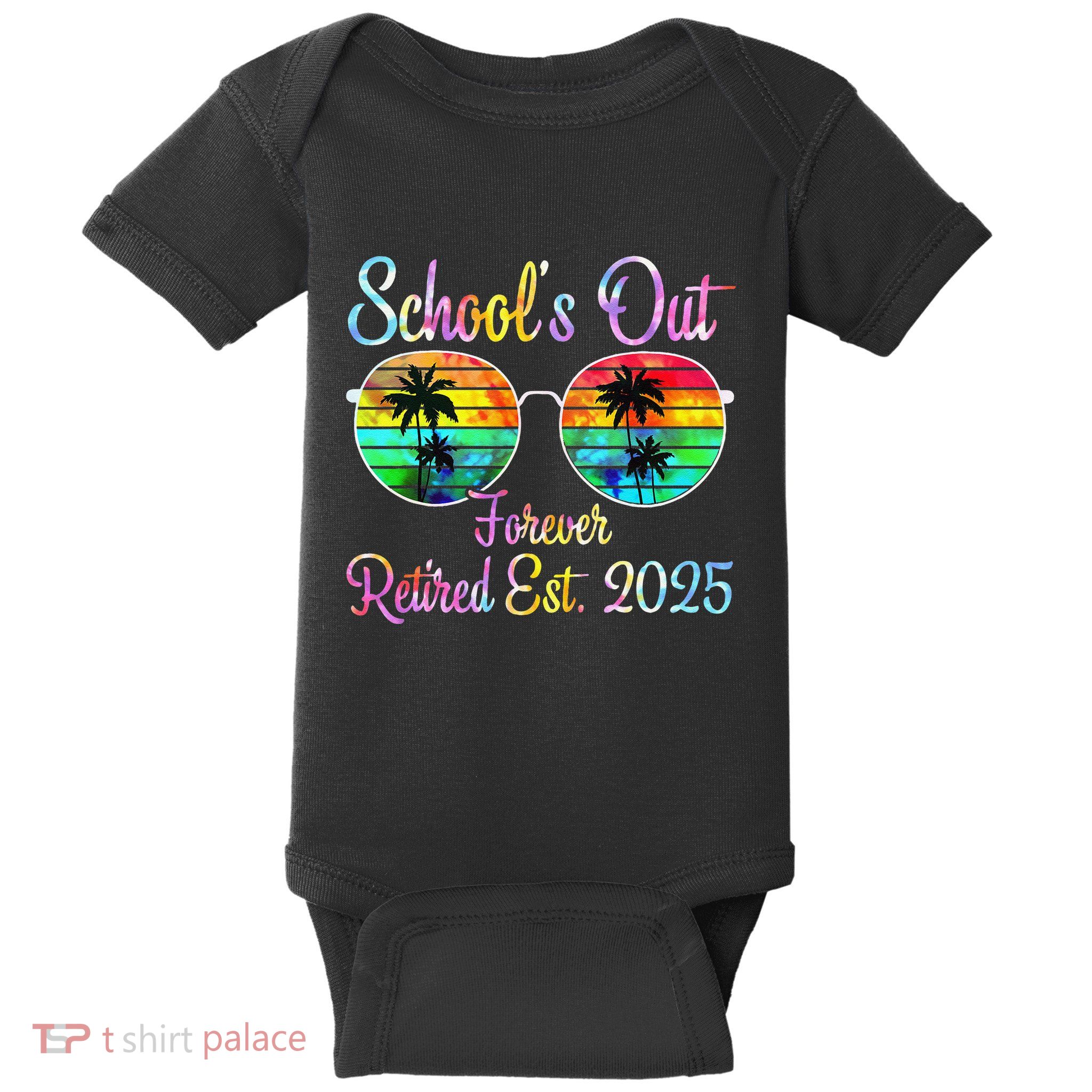 Retired Teacher Class Of 2025 Retirement School Baby Bodysuit