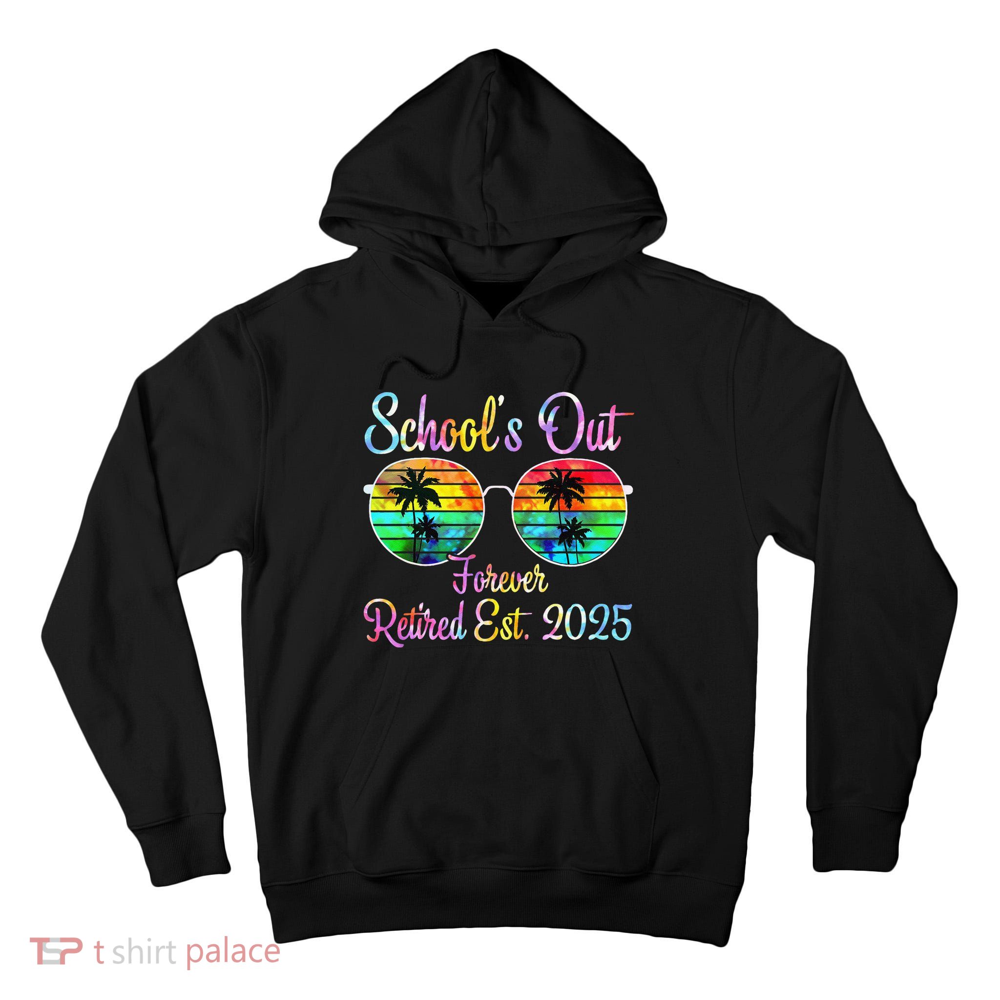 Retired Teacher Class Of 2025 Retirement School Tall Hoodie