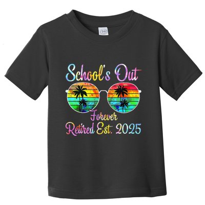 Retired Teacher Class Of 2025 Retirement School Toddler T-Shirt