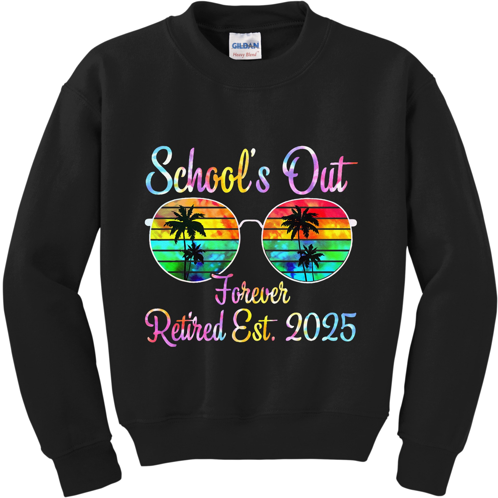 Retired Teacher Class Of 2025 Retirement School Kids Sweatshirt